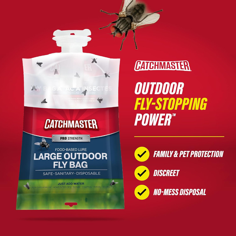 Catchmaster Pro Series Extra-Large Outdoor Fly Trap W/No-Mess Lid 2-Pack - Hangi gallery