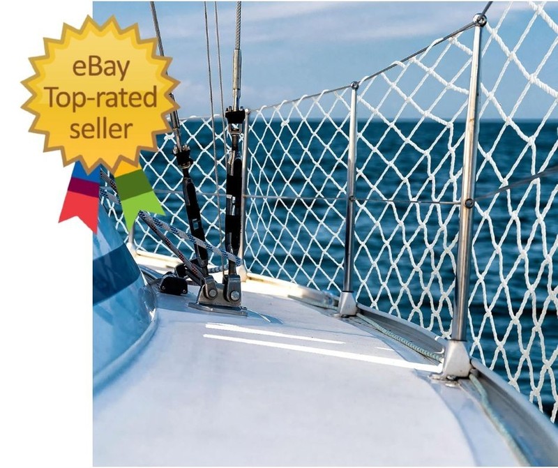 Windyun Boat Safety Lifeline Netting Marine Sailboat Guardrail Nylon Net Deck.