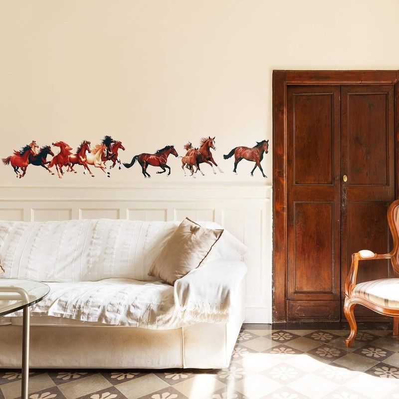 Horse Wall Decals Wild Decor Stickers for Home Wall Decoration Projects