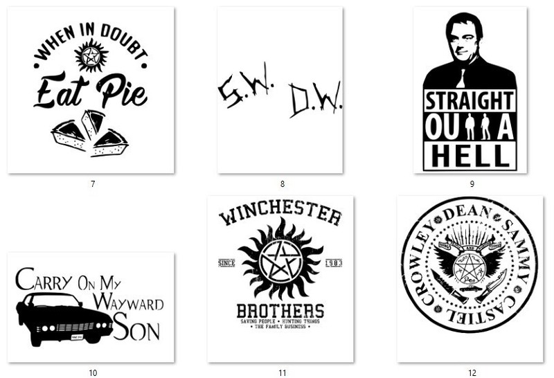 Supernatural Decals 5" gallery