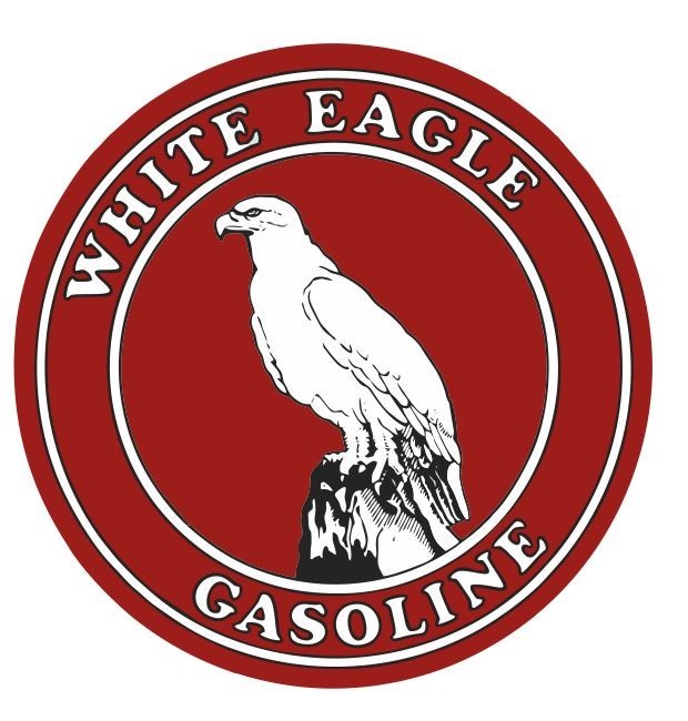 White Eagle Gasoline Sticker Stickers Decal R8416