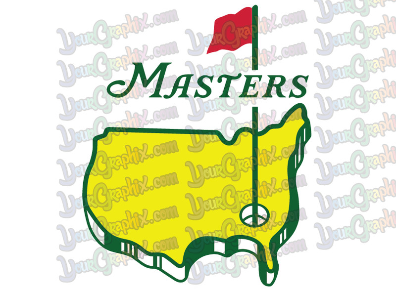 Masters Golf Logo – Vinyl Decal stickers – Made in USA