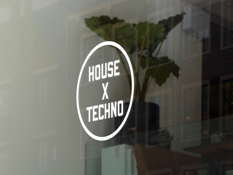 House & Techno EDM Vinyl Decal Electro House Car Window Laptop Sticker