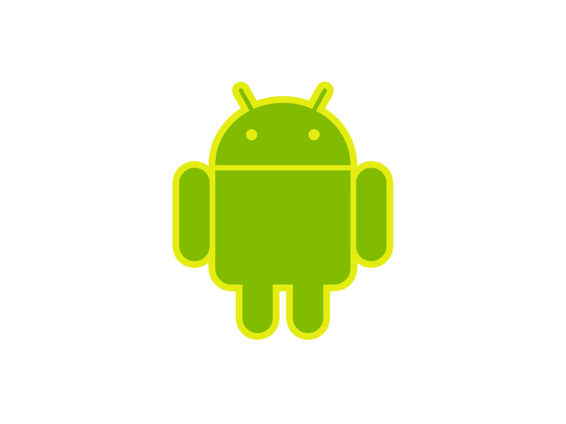 Android mascot robot vinyl sticker decal - many sizes and colors available gallery