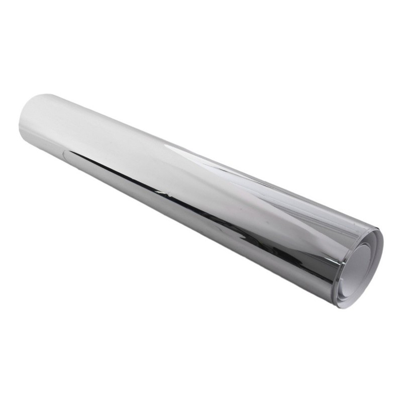 30x100cm Silver Mirror Sticker PVC Material for Home For Wall Decoration gallery