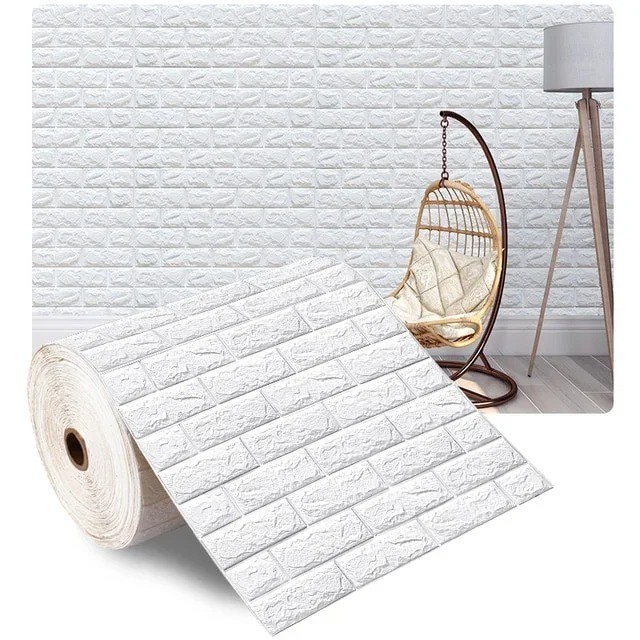 3D Foam Brick Self Adhesive Wallpaper Waterproof Wall Stickers Home Decor
