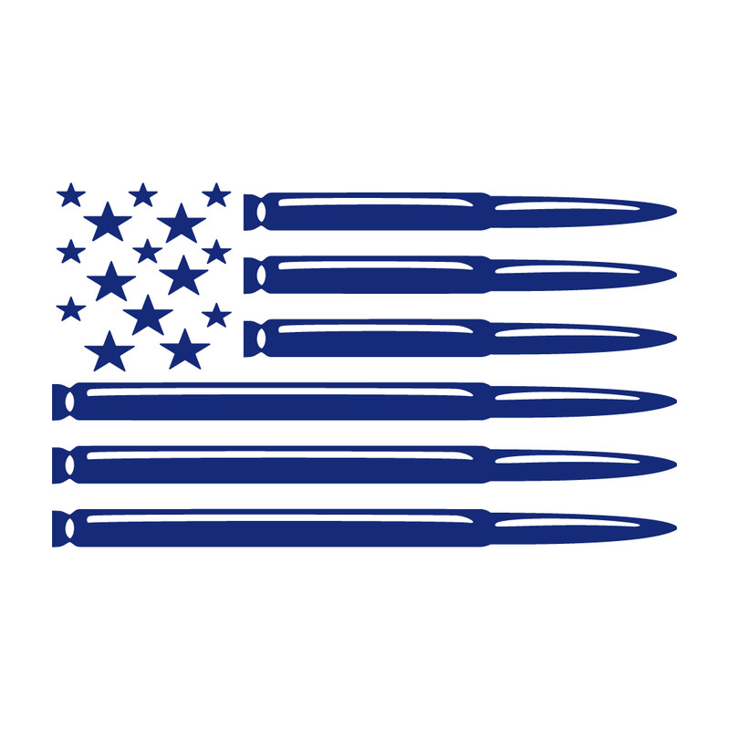 American Bullet Flag Made in USA Multiple colors 21 in (H) x 36in (W) gallery