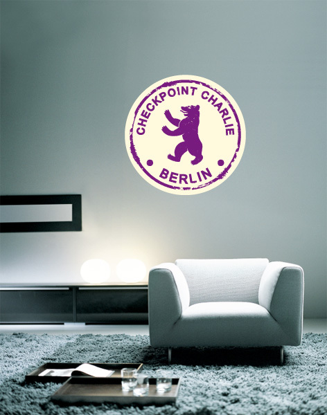 Berlin Germany Travel Wall Decal Large Vinyl Sticker 24″ x 24″