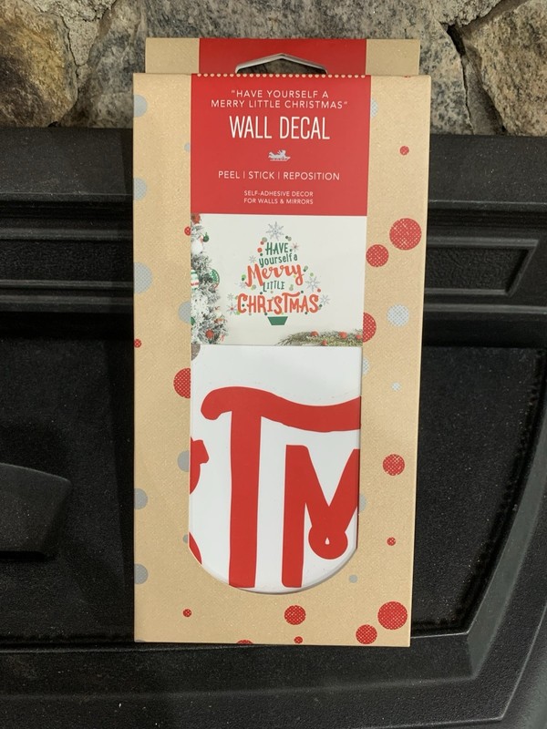 Holiday Lane Have Yourself A Merry Little Christmas Peel and Stick Wall Decal
