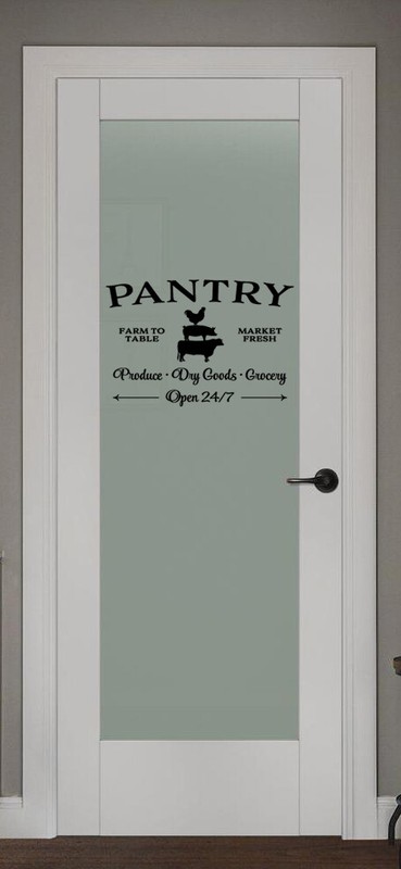 Pantry Farm to table Market Fresh Produce KITCHEN DECOR ROOSTER VINYL WALL DECAL