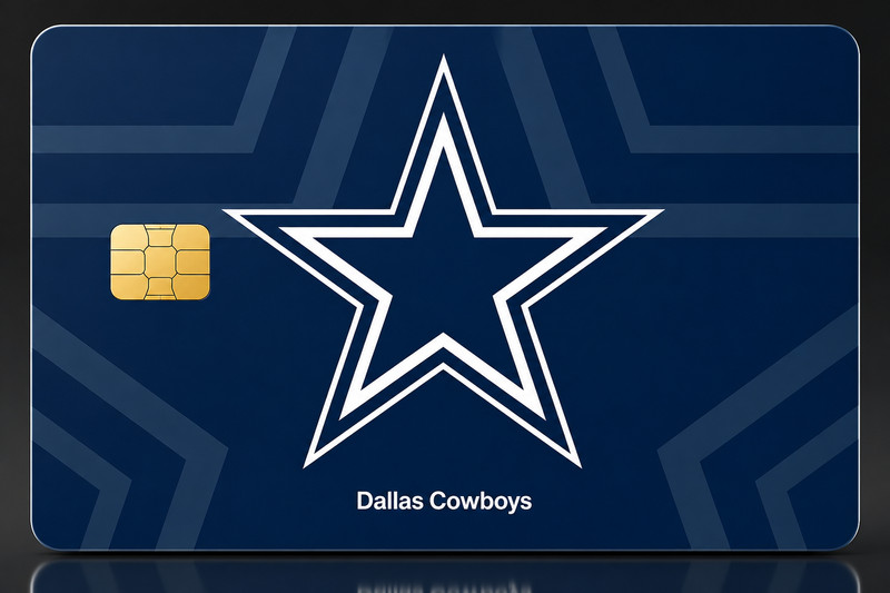 Dallas Cowboys Credit Debit Card Skin Decal NFL Football Vinyl Sticker Sports