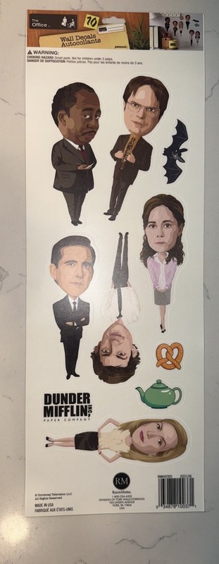 10 RoomMates “The office” Vinyl Wall Decal / Stickers