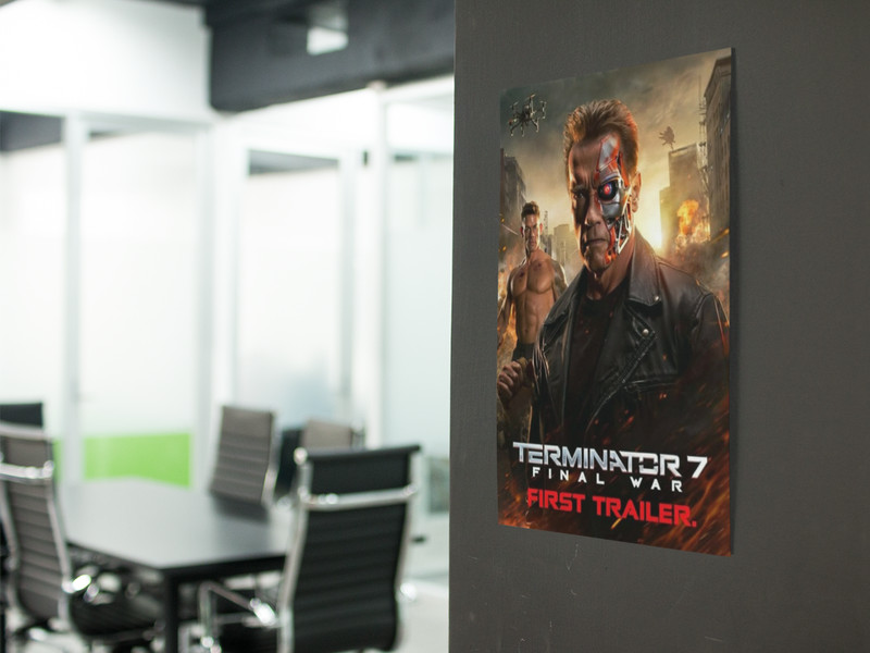 TERMINATOR 7 Last War Movie Wall Vinyl Decal Poster Print (Removable Adhesive) gallery