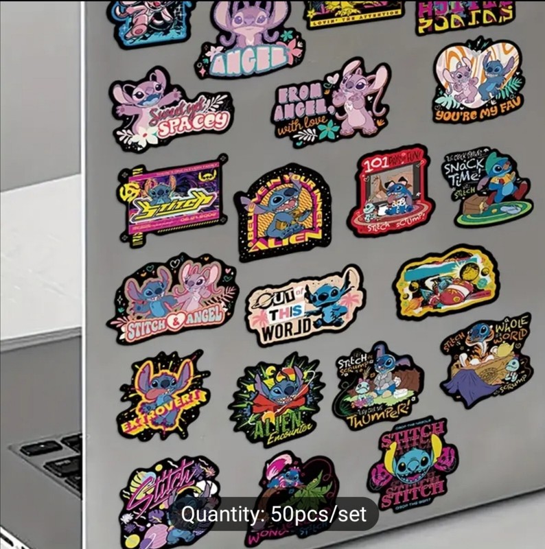 20 PCS Disney Lilo And Stitch Angel Scrump Mix 2 Stickers BRAND NEW gallery