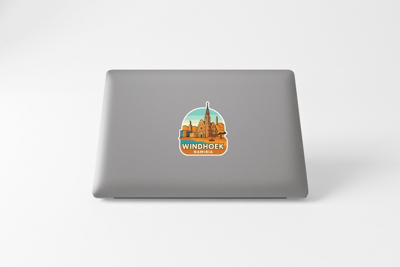 Windhoek Namibia Sticker Decal Vinyl Die-Cut City Skyline Landmark Design gallery