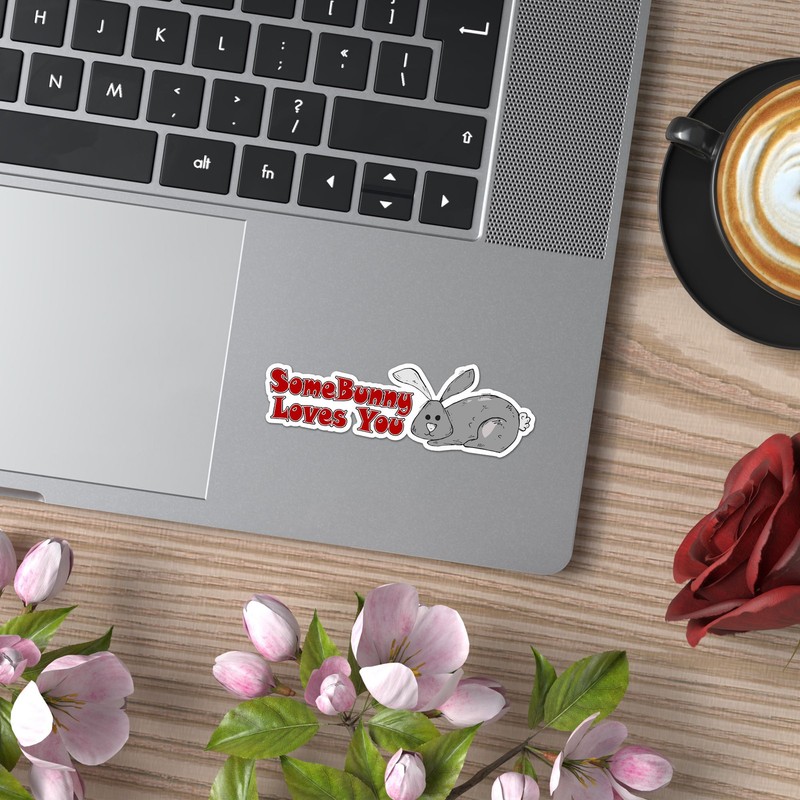 Some Bunny Loves You - Vinyl Decal Sticker - Car Window Laptop - ebn8231 gallery
