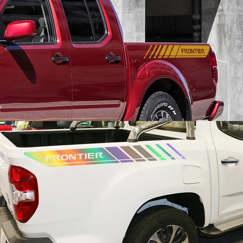 Rear Trunk Side Decal for Nissan Frontier NP300 | Vinyl Truck Graphic 2-Pack gallery
