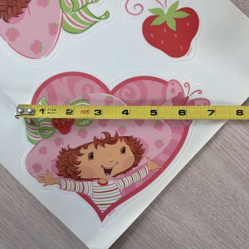 STRAWBERRY SHORTCAKE CUSTARD Cat 22 Jumbo Stick-ups wall stickers MURAL decals gallery