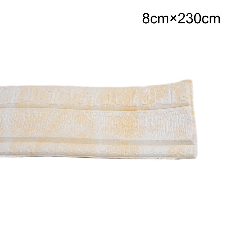 Soft PE Foam 3D Embossing Wall Border Trim Sticker for Room Decoration gallery