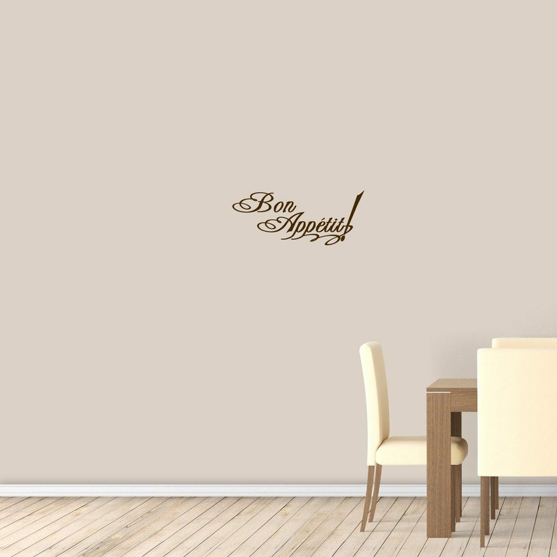 Bon Appetit Wall Decal - Kitchen, Dining Room, Food, Cooking, Wall Art, Decor gallery