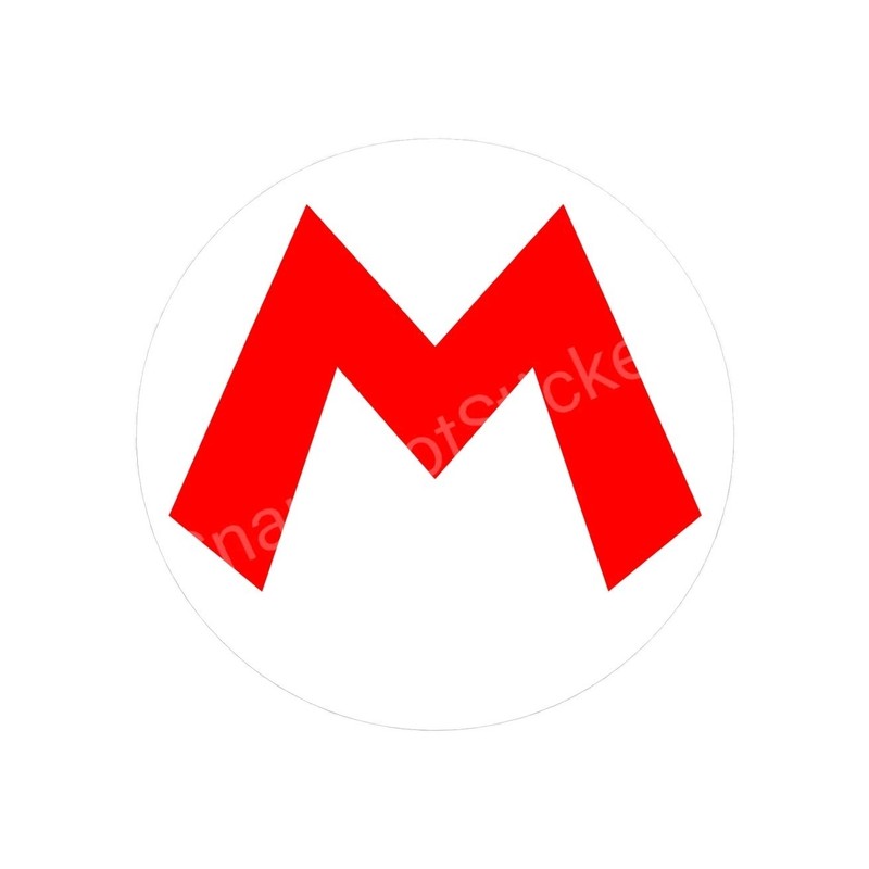 Super Mario Logo Vinyl Car Brothers Truck Window Laptop Sticker/Decal 01