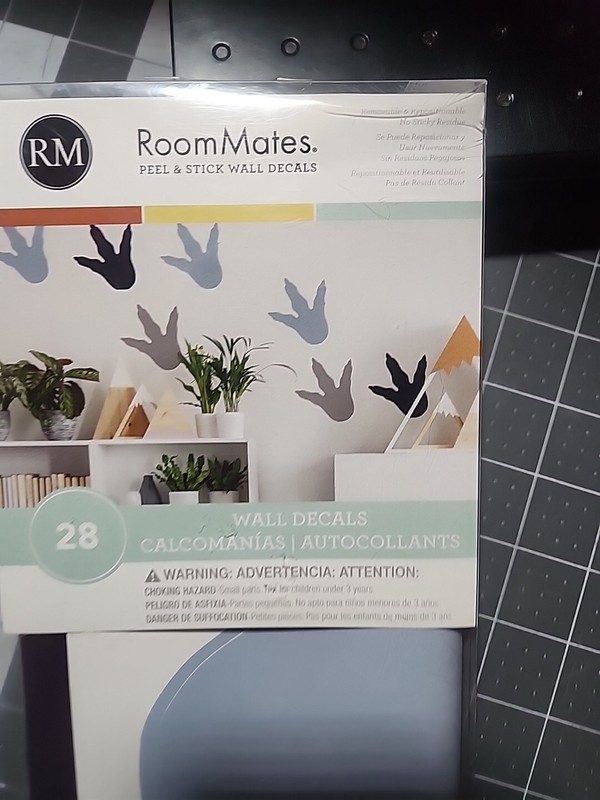RoomMates Peel And Stick Wall Decals Dinosaur Feet Tracks Rmk4103scs gallery