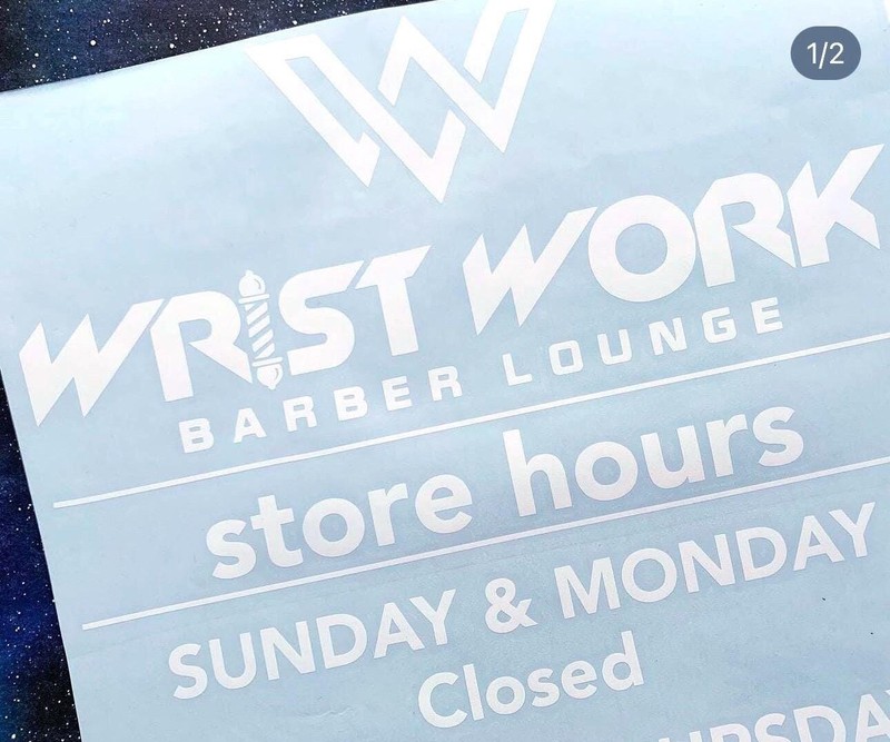 Custom Storefront Hours Door/Window Decal gallery