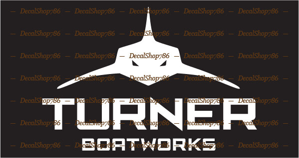 Turner Boatworks – Outdoors – Car/SUV/Truck Vinyl Die-Cut Peel N’ Stick Decals