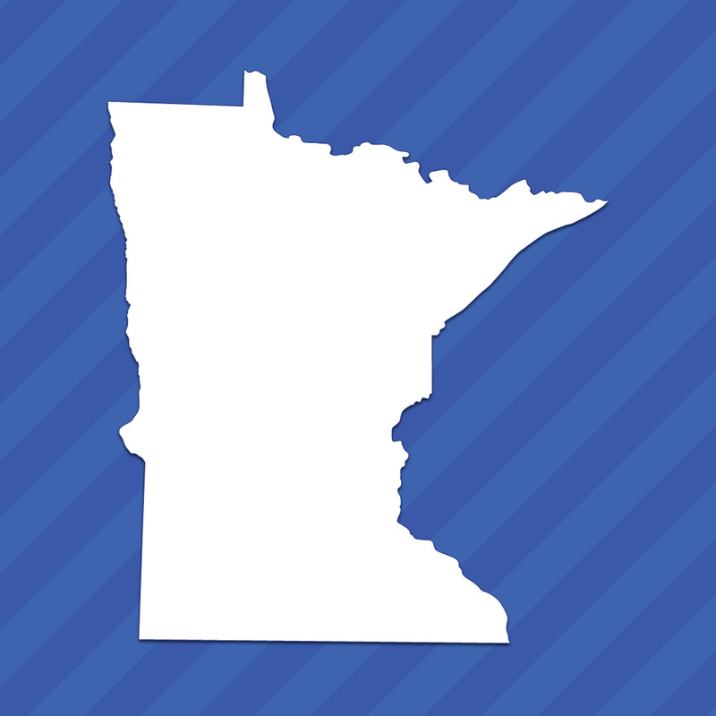 Minnesota MN State Outline Vinyl Decal Sticker