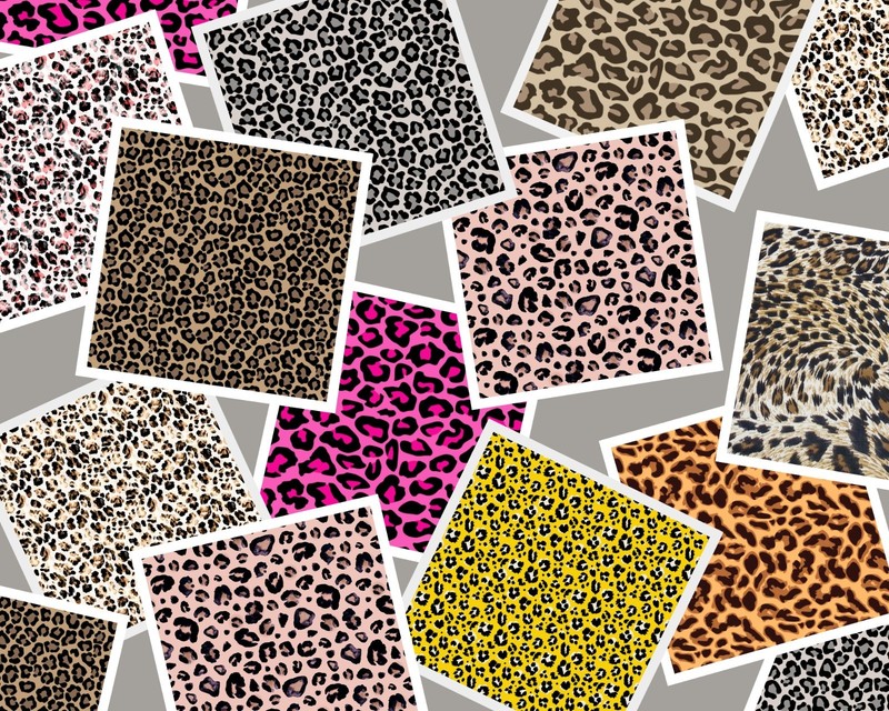Leopard Print Vinyl Oracal 651 Animal Print Permanent Adhesive FREE SHIPPING 20+ gallery