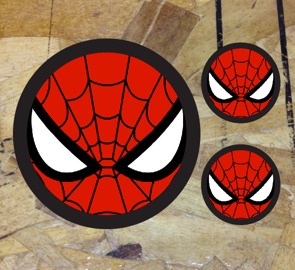 Spiderman Vinyl Decal Sticker Car Truck Laptop Spidey Spider man 3.5″ – 3 for 1