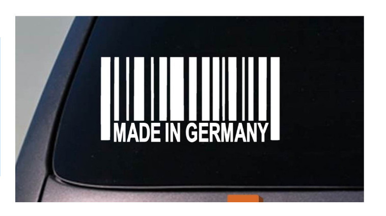 MADE IN GERMANY JDM 6″ STICKER DECAL CAR WINDOW TURBO RACING STREET FAST *C652*