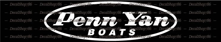 Penn Yan Boats -Outdoor Sports- Car/SUV/Truck Vinyl Die-Cut Peel N’ Stick Decals