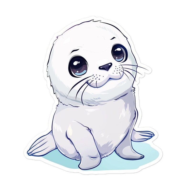 World of Wilds – Baby Seal 1 – Slappin’ Sticker