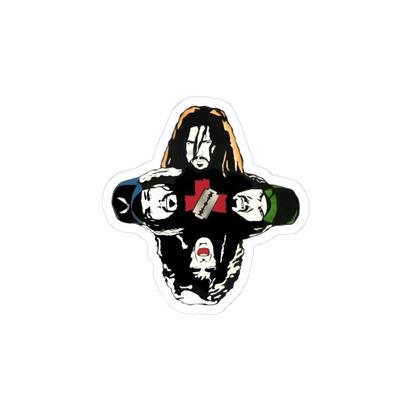 Dimebag Darrell Kiss Style For Your Guitar | 3″x3″ Kiss-Cut Sticker