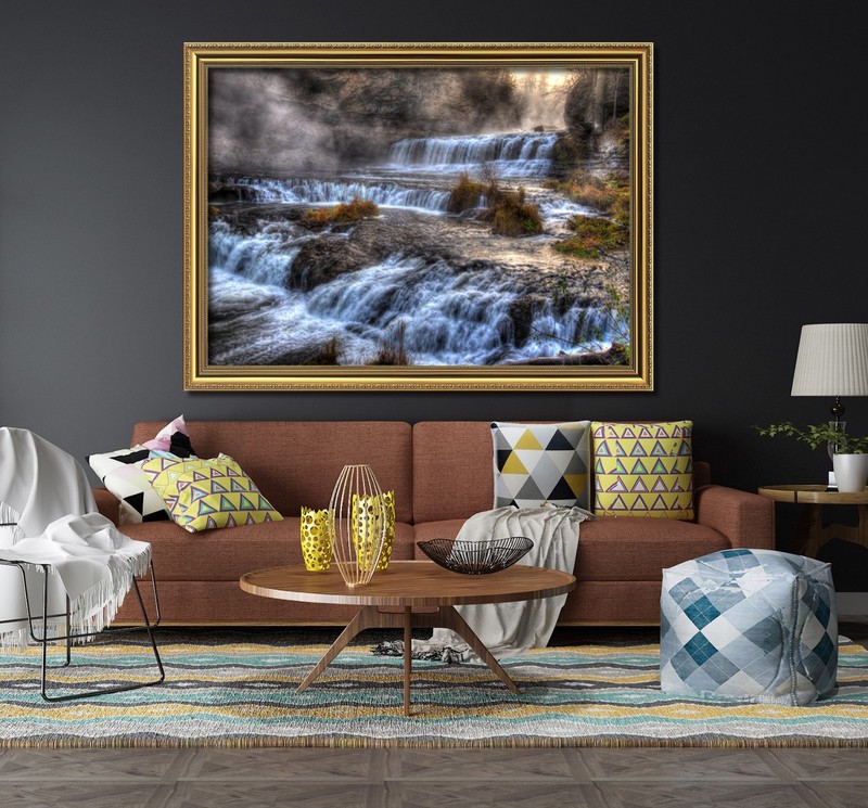 3D Stone River 52 Framed Poster Home Decor Print Painting Art AJ WALLPAPER gallery