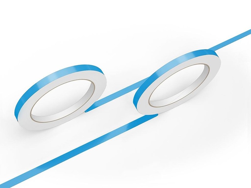 Light Blue Vinyl Pinstriping Tape 3/4in x 150ft Roll for Custom Striping gallery