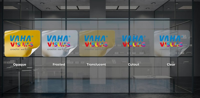 VΛ Custom Business Hours Vinyl Window Decal Logo Sticker Storefront Peel & Stick gallery