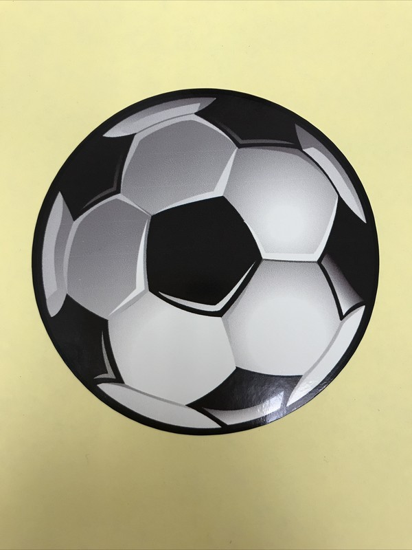 NEW Sticker Decal SOCCER BALL Car Sports Spirit Vinyl Waterproof Football