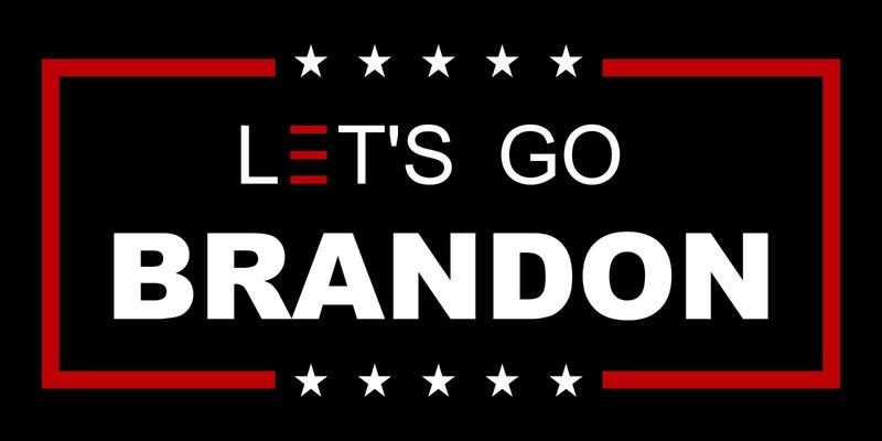 Lets Go Brandon, FJB, Nascar, Save America, Political, Man Cave, Garage Banner 3