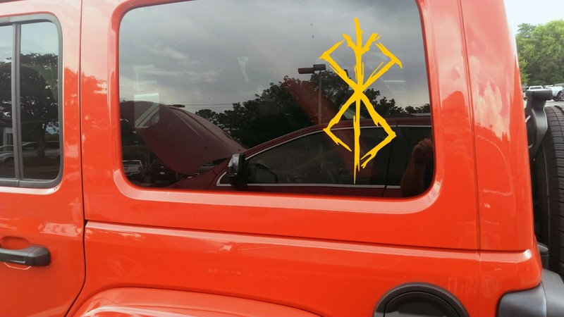 Berserk Norse Rune Vinyl Decal V2 - Viking Berserker - Die Cut Sticker gallery
