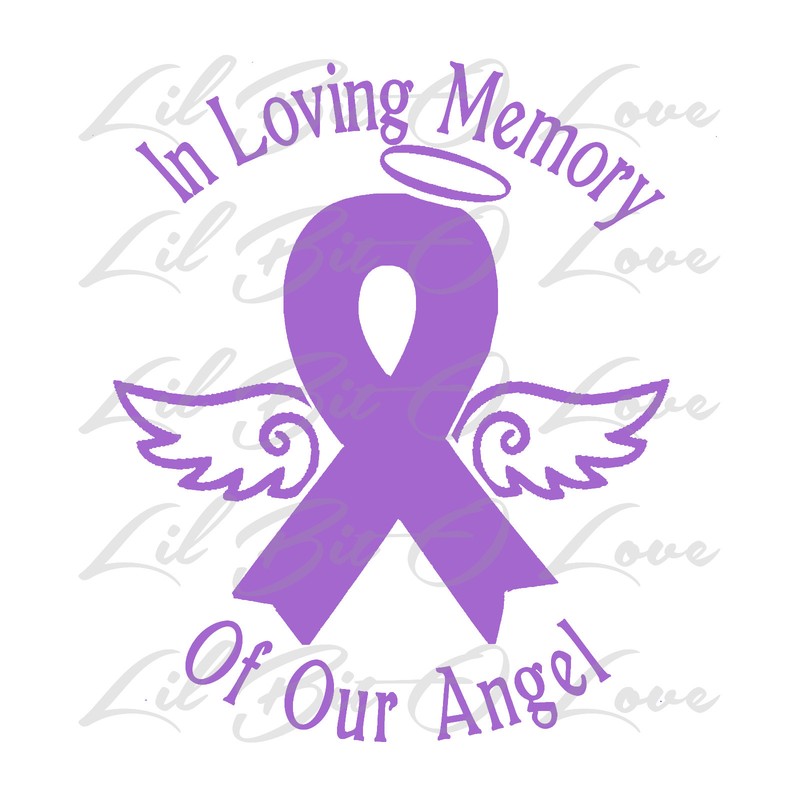 IN LOVING MEMORY OF OUR ANGEL VINYL DECAL STICKER INFANCY PREGNANCY BABY LOSS