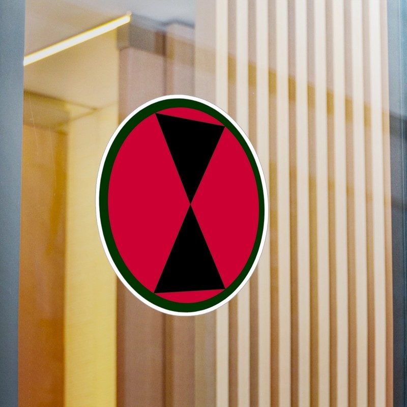 Kiss-Cut Vinyl Decals – SSI – 7th Infantry Division wo Txt X 300