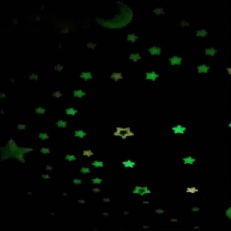 100pcs Glow In The Dark Stars Luminous Wall & Ceiling Star Stickers Home Decor gallery