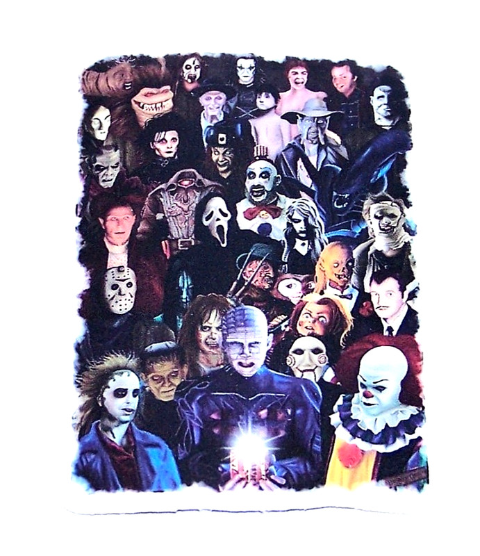 CLASSIC MONSTERS – Cut Sticker Movie Horror Film Scream, Jason, Jigsaw, Exorcist