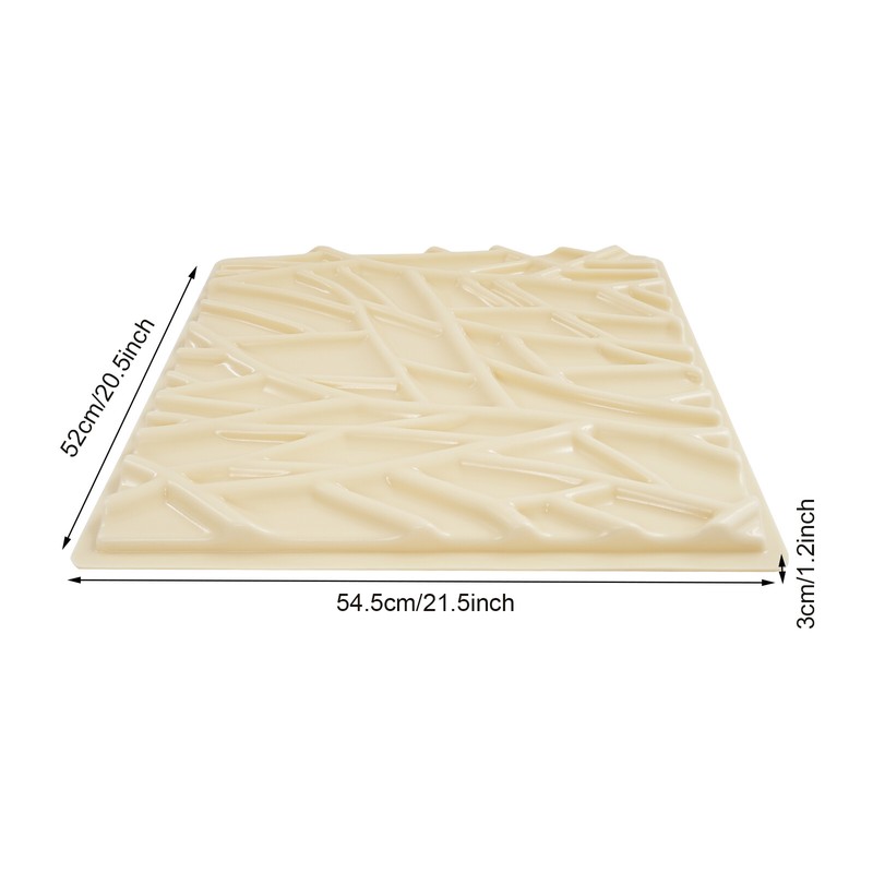 Beige 3D Wall Panels for Interior Wall Decor Wall Panles for Living Room Bedroom gallery