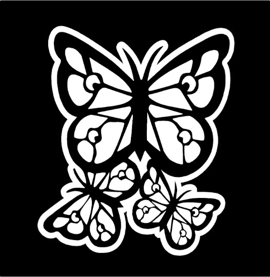 Butterfly Decal vinyl butterflies car trailer laptop window sticker graphic gallery
