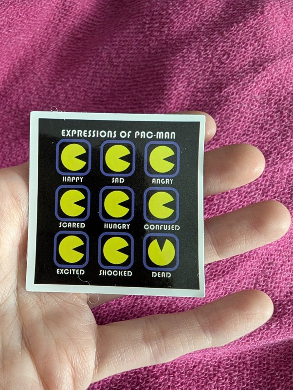 Pac-Man Sticker – Retro Arcade, Video Game, Blinky, Ghost, Pinky, Clyde