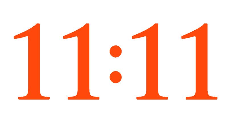 11:11 ANGEL NUMBER, NUMEROLOGY, Decal Stickers for Cars, Window, Laptop, Tablet. gallery