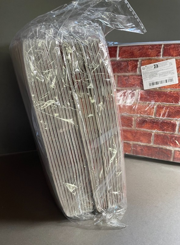 48 Pcs 11.75" x 11.75" Faux Mini Brick 3.875" x 1.25" Peel 'N Stick Wall Squares gallery